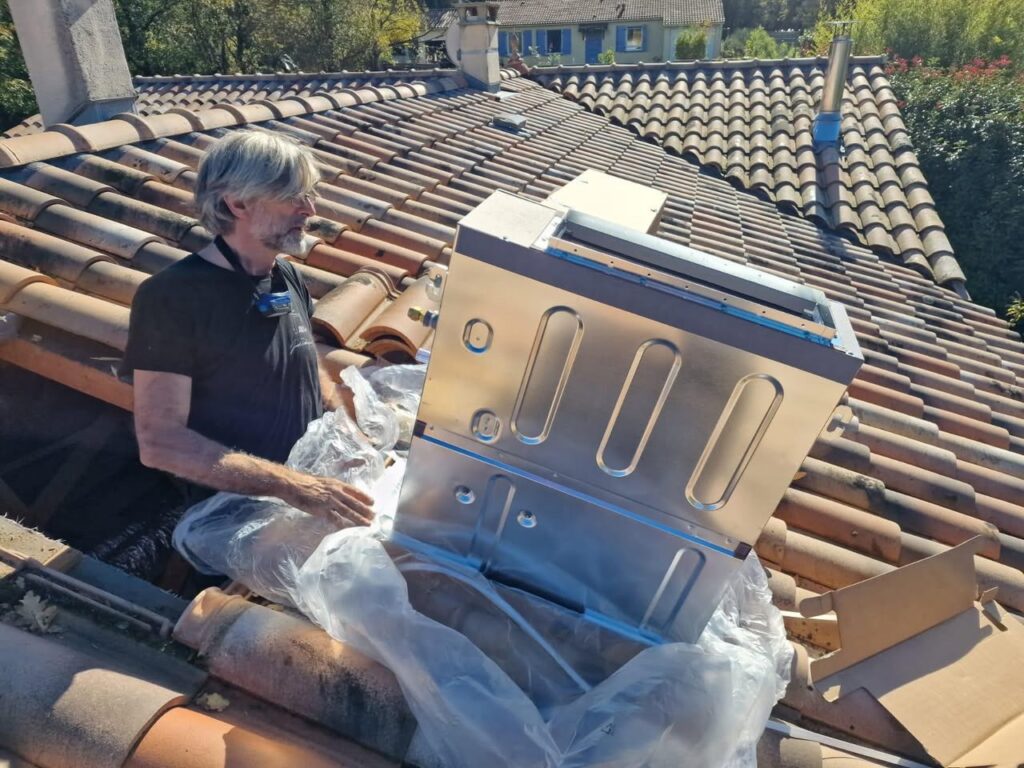 Installation d'une unité gainable DAIKIN