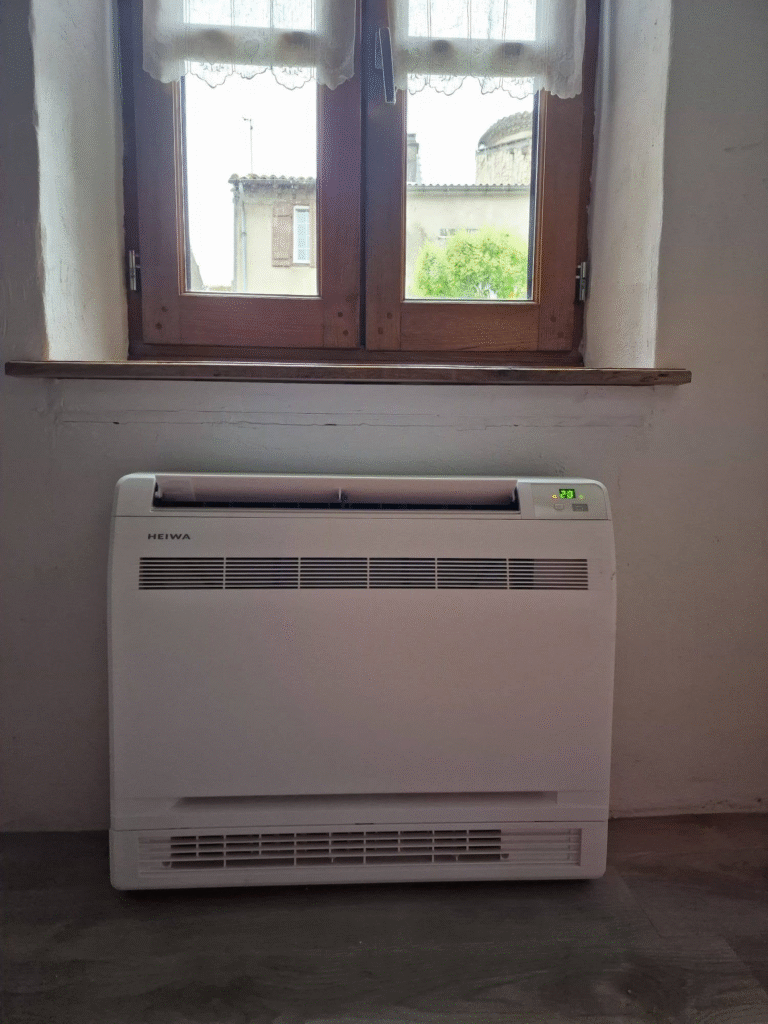 Installation climatiseur console HEIWA à Pamiers